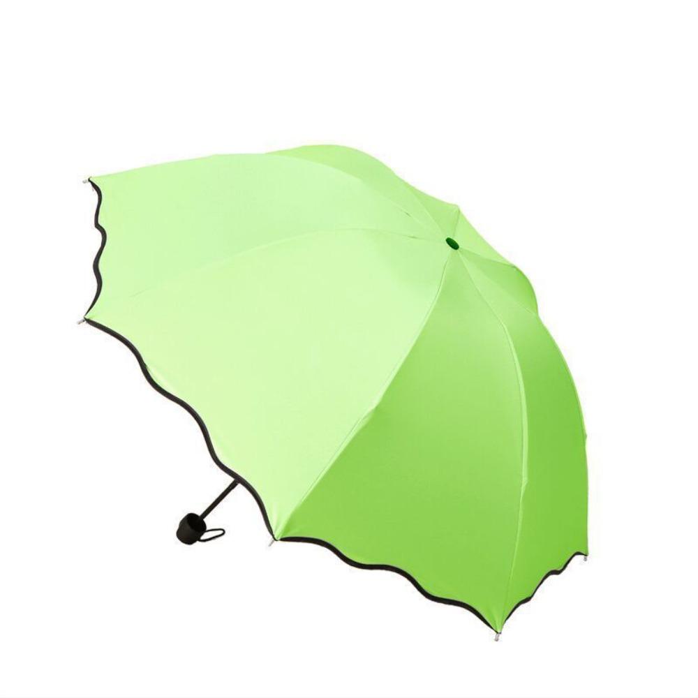 UV Protection Portable Sunshade Bloom In Water Women's Parasol Folding Rain Umbrella Travel
