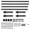 Barn Sliding Wood Door Track System Kit 4m Double Door Sliding Door Hardware Accessories for