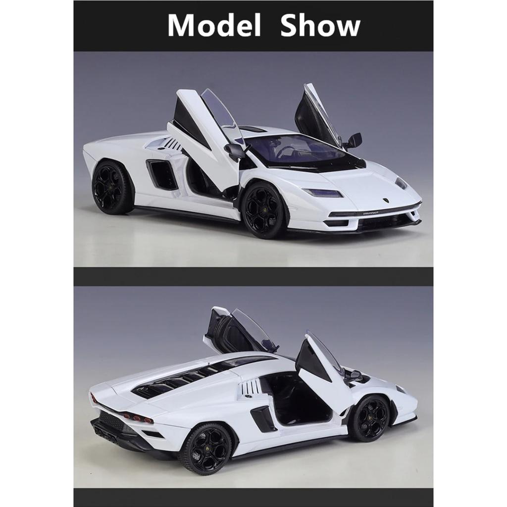 Welly 1/24 Lamborghini Countach LPI800-4 Сплав Суперспортивный Автомобиль Модель Литье под Давлением Металл Гоночный Автомобиль Модель Автомобиля Детская Игрушка Подарок