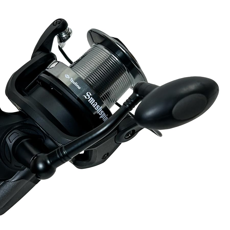 Tsulino SMASH SPIN SM6000 [Большая катушка для кастинга и фидерной ловлиБольшая спиннинговая катушка, на которую можно намотать нейлон Нет. 6 250 м и Нет. 8 200м]