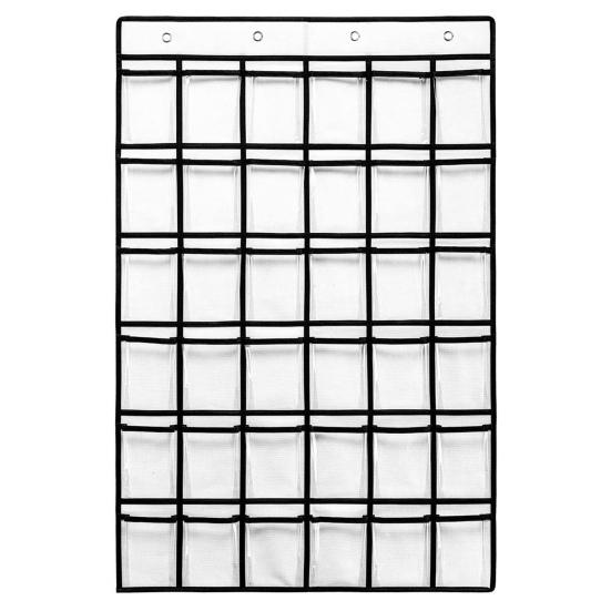 Classroom Hanging Organizer 36 Pocket with Number Stickers Cell Phone Stationery Storage Bag for Office Dorms Homes