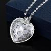 Titanic Heart of The Ocean Sapphire Crystal Chain Necklace Pendant Plate Jewelry