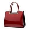 Lacquer Leather Women's Bag, Mother's Simple and Fashionable Trend, Portable Women's Bag, One Shoulder Women's Bag
