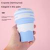 High Temperature  Resistant Silicone Tea Coffee Cup 350ml Collapsible Drinking  Cup  Sports