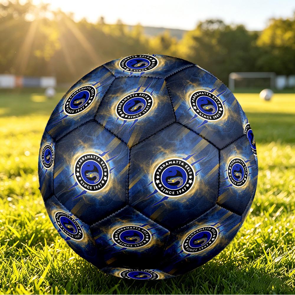 Parramatta Eels Size 5 Sports Training Ball Shock Absorbing Durable Ball For Match Daily Practice Outdoor Activities