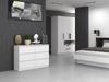 Komoda Malwa M6 120 Biała 6 Szuflad 120 Cm Do Salonu Do Sypialni