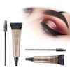 Водонепроницаемый стойкий пигмент для бровей, жидкий гель для макияжа с кистью
