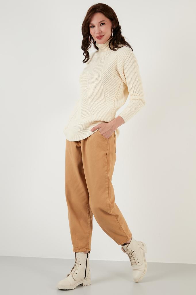 Women's Fashion Pullover Long Sleeve Sweaters Autumn and Winter Casual Knitted Top T-shirt One Size SL