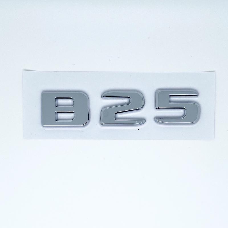 Черные серебряные буквы B25 30E 900 850 800 700 ABS эмблема для Brabus E W212 W213 на багажник автомобиля наклейка с логотипом