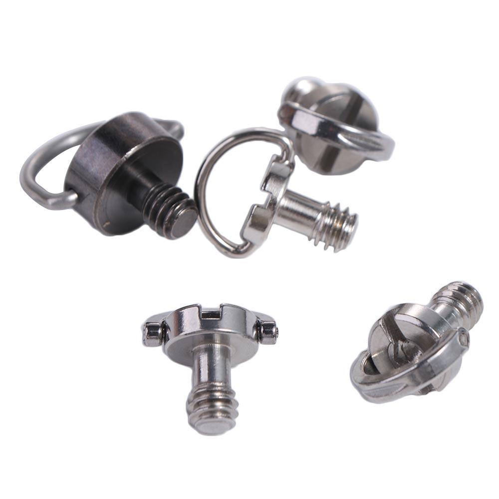 Адаптерный винт Адаптер для DSLR Быстросъемный винт для штатива 1/4-дюймовый винт для камеры Винт с D-образным кольцом