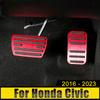 Для Honda Civic 2016 2017 2018 2019 2020 2024 2024 2024 2024 Накладки на педали газа и тормоза автомобиля, Нескользящие чехлы, Аксессуары