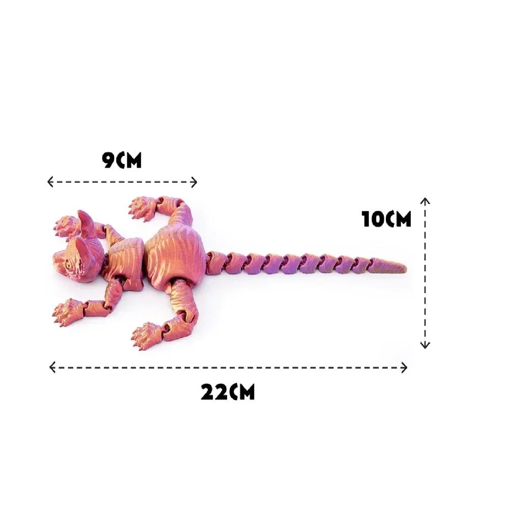 Подарок для мальчика 3D-печатная фигурка кошки сфинкса, реалистичная бесшерстная кошка, милые подарки для мальчика, подвижные игрушки-непоседы для влюбленных, домашний декор