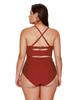 Azura Exchange Strappy High Waist Swimsuit