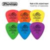 Dunlop 418R Многоцветный Матовый Антискользящий Износостойкий Черепаха Медиатор для Гитаристов для Акустической и Электрической Гитары Быстрой Игры.