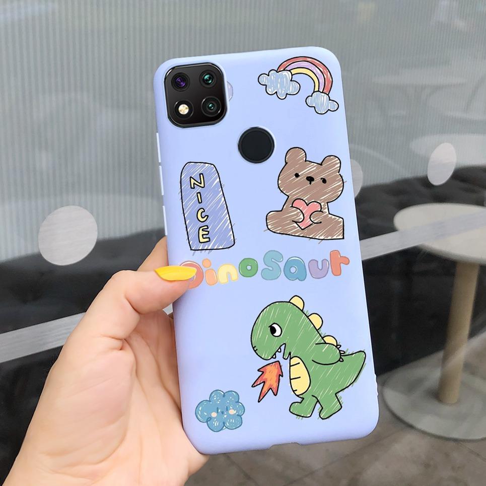 Чехол для телефона с рисунком Сердце Любви для пары Для Xiaomi Redmi 9C Чехол Мягкий на ощупь Силиконовая Крышка Для Xiaomi Redmi 9C NFC 9 C Задняя крышка Capas