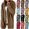Women's Casual Lapel Single Breasted Mid-length Cardigan Coat