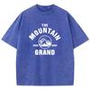 Футболка с принтом The Mountain Grand Print, мужская мода, узор, дизайн футболок, футболка Harajuku, уличная одежда для пожилых людей из хлопка