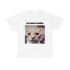 My Honest Reaction T-shirts Funny Cat Meme T Shirts Men Women Cotton Casual Oversized Short Sleeve Tees Men's Joke Humor Tshirt