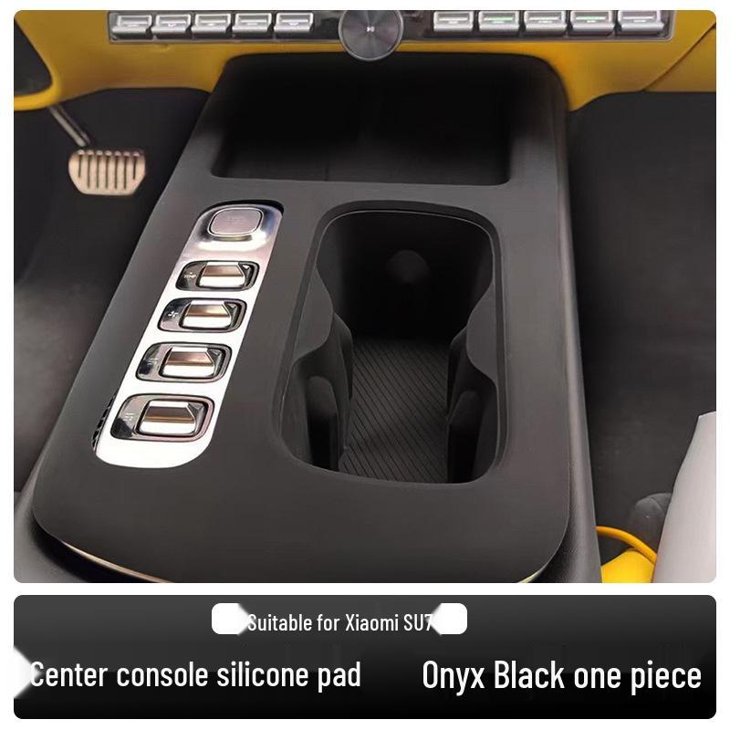 Xiaomi SU7 Silicone Car Console Wireless Charging Anti-Slip Cup Holder Pad