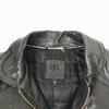 Banana Republic Genuine Lamb Leather Jacket Quilted Full Zip Black Women's XS(USED)