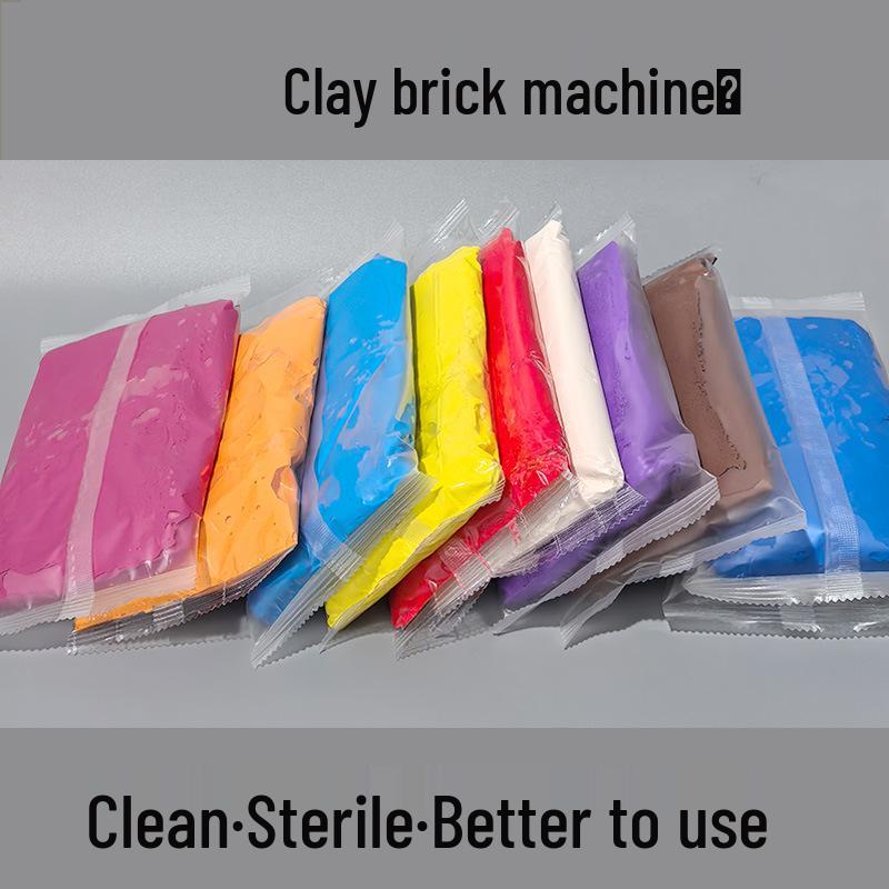 Craftsman Talent 12-Color Non-Toxic Super Light Clay (500g) - Safe, Handmade Rubber Clay