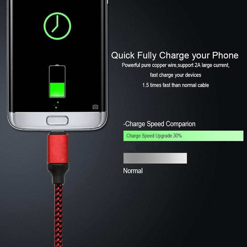 1 Кабель для быстрой зарядки и передачи данных, разработанный для Samsung Galaxy S8/plus