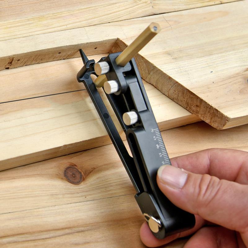 Многофункциональный инструмент для разметки Измерительный инструмент линейки для разметки регулируемого профиля