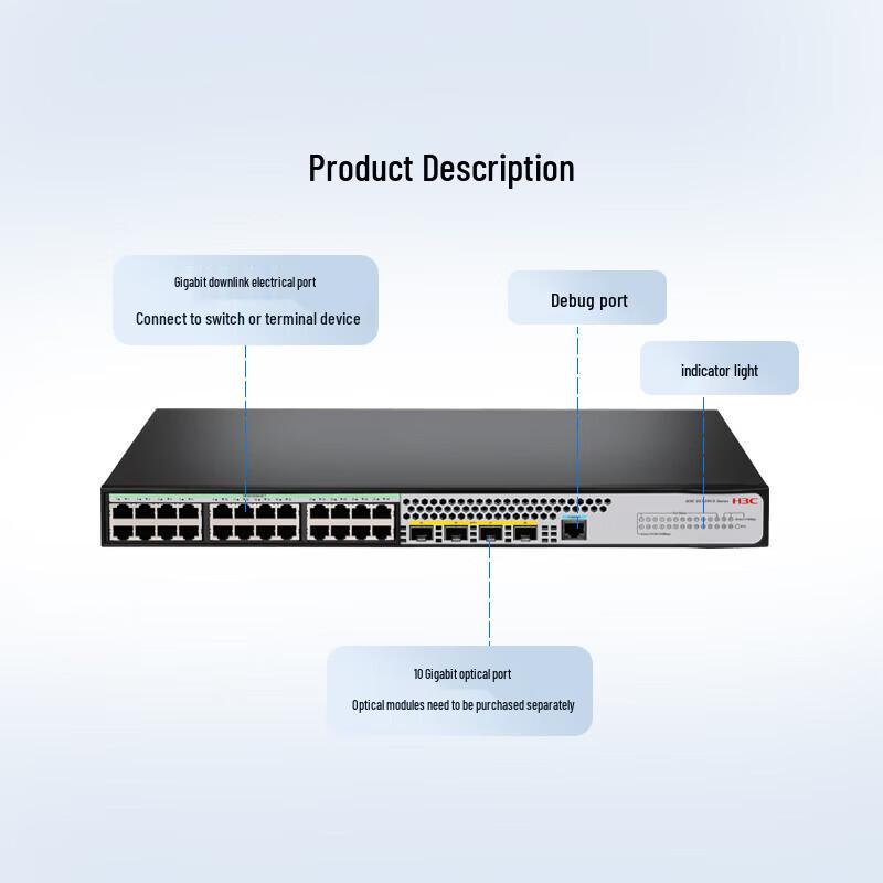 H3C S5120V3-28S-LI Enterprise Layer 3 Managed Switch