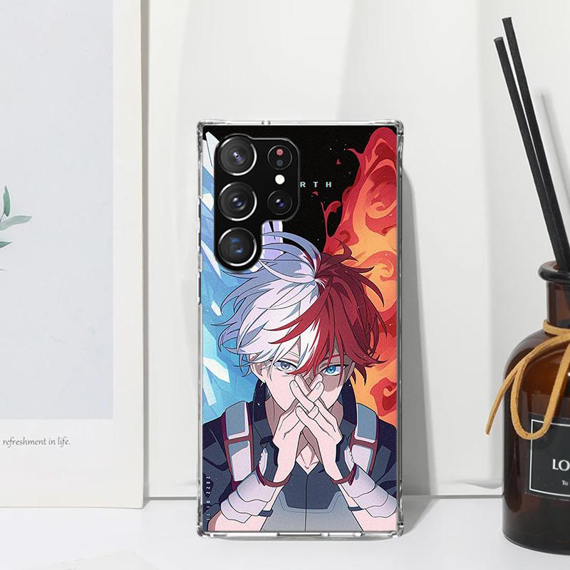 My Hero Todoroki Shoto Phone Case For Samsung Galaxy S26 S25 Edge S24 FE S23 S22 Ultra S21 Plus S20 + Art Fundas Back Cover Gala