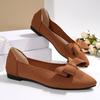 Модные женские туфли-лоферы с бантом, дизайнерские сандалии с острым носком, тренд 2025, удобная обувь для ходьбы, летняя новинка, Chaussures Femme