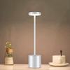 Cordless Table Lamp, 6000mah Rechargeable Metal Bedside Lamp
