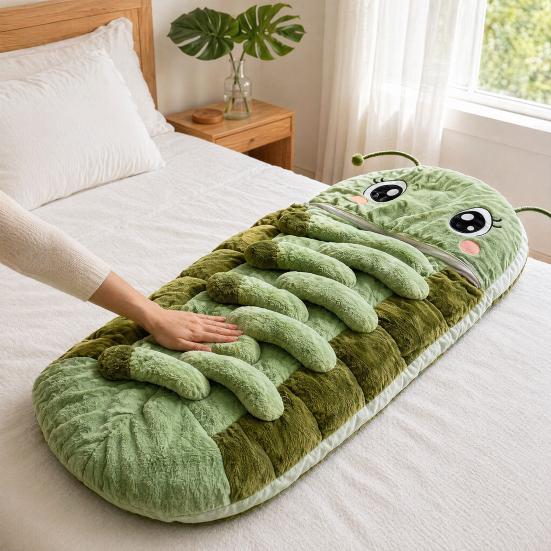 Yousheng Funny Caterpillar Sleeping Bag, Wearable Hugging Cocoon Lounger, Full Body Wrap, Cozy Sleep Sack for Naps Reading Dorm Travel