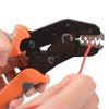 IWISS Precision Simultaneous Crimping Pliers Ratchet Type Open Barrel Terminal Compatible with Very Small and Small Terminals 0.08~1.0mm2 SN-2549
