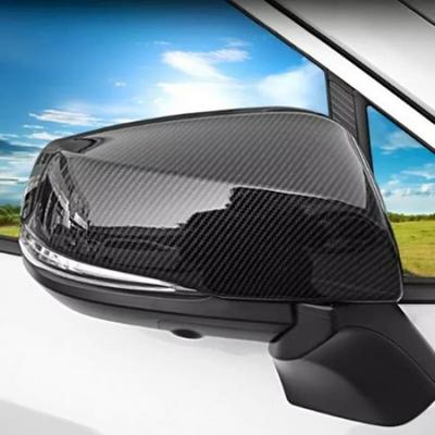 2 шт. Накладка на боковое зеркало заднего вида из углеродного волокна ABS для Toyota RAV4 -2024