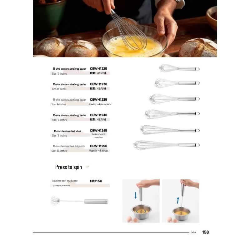 SUNNEX Stainless Steel Whisk