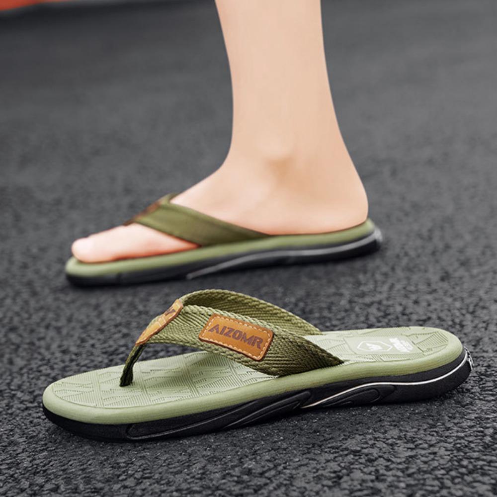 Мужские шлепанцы, летние пляжные шлепанцы, мужские повседневные дышащие утолщенные пляжные мужские тапочки для отдыха на открытом воздухе, Zapatillas Hombre для мужчин, ЭВА
