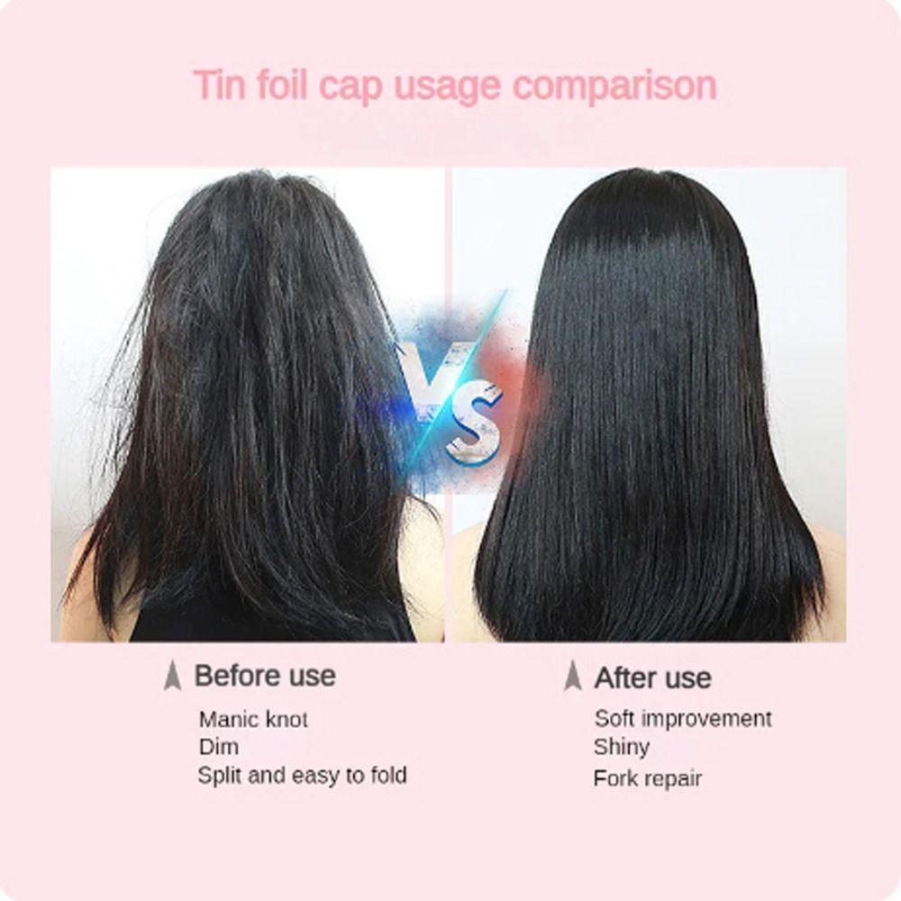 Шапочка для душа, самонагревающаяся шапочка из фольги, термостатическая, гладкая, с маслом для волос, шапочка для выпечки, ванная комната