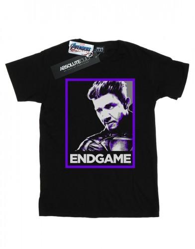 Marvel Womens/Ladies Avengers Endgame Hawkeye Poster Cotton Boyfriend T-Shirt