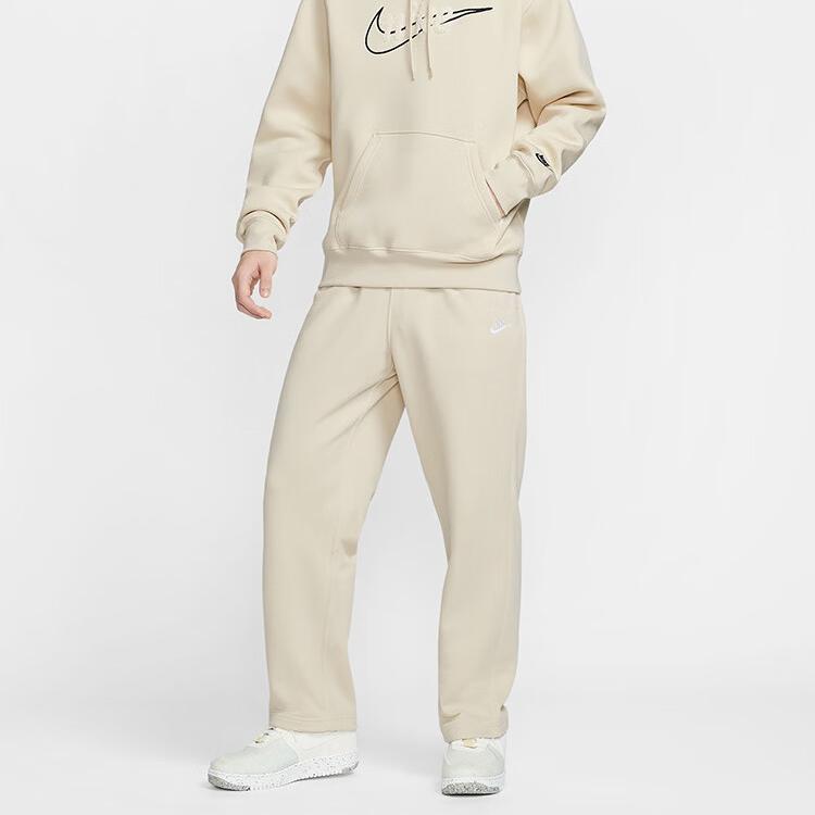 Nike Casual Pants Men's Beige/Brown Moderate Straight Fit Pants HQ4423-229