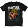 Черная футболка Pantera с шипами, новая, унисекс