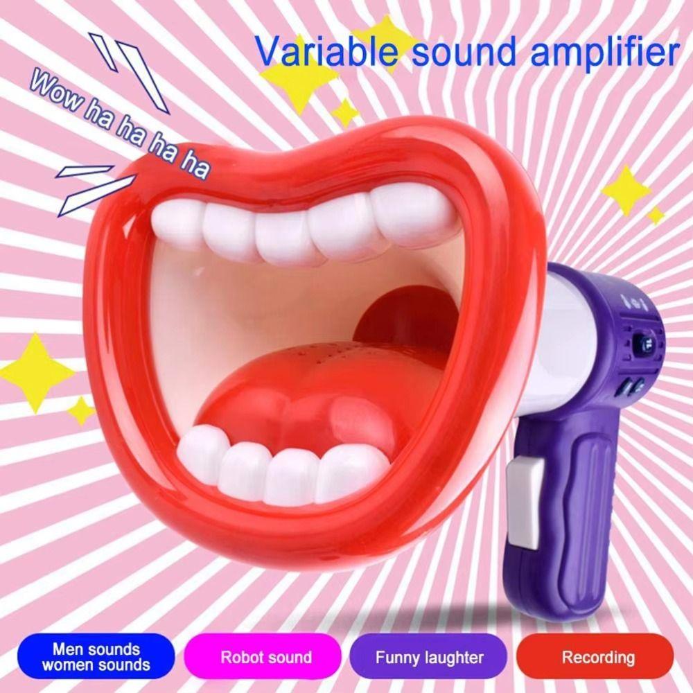 Portable Voice Changer Lightweight Voice Changing Loudspeaker Funny Sound Amplifier Kids Toy