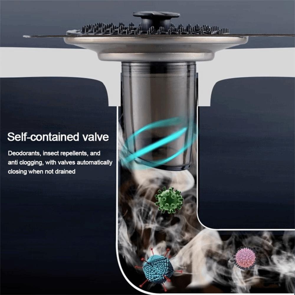 Seal Stopper Bathroom Floor Drain Insect Prevention large outfall Basin Drain Filter Anti Odor Sewer Strainer Plug