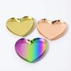 Heart-shaped Jewelry Storage Tray Golden Jewelry Display Tray  Jewelry Storage