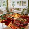 Cristiano Ronaldo Design Crystal Velvet Rug Soft Decorative Mat for Bedroom Entrance