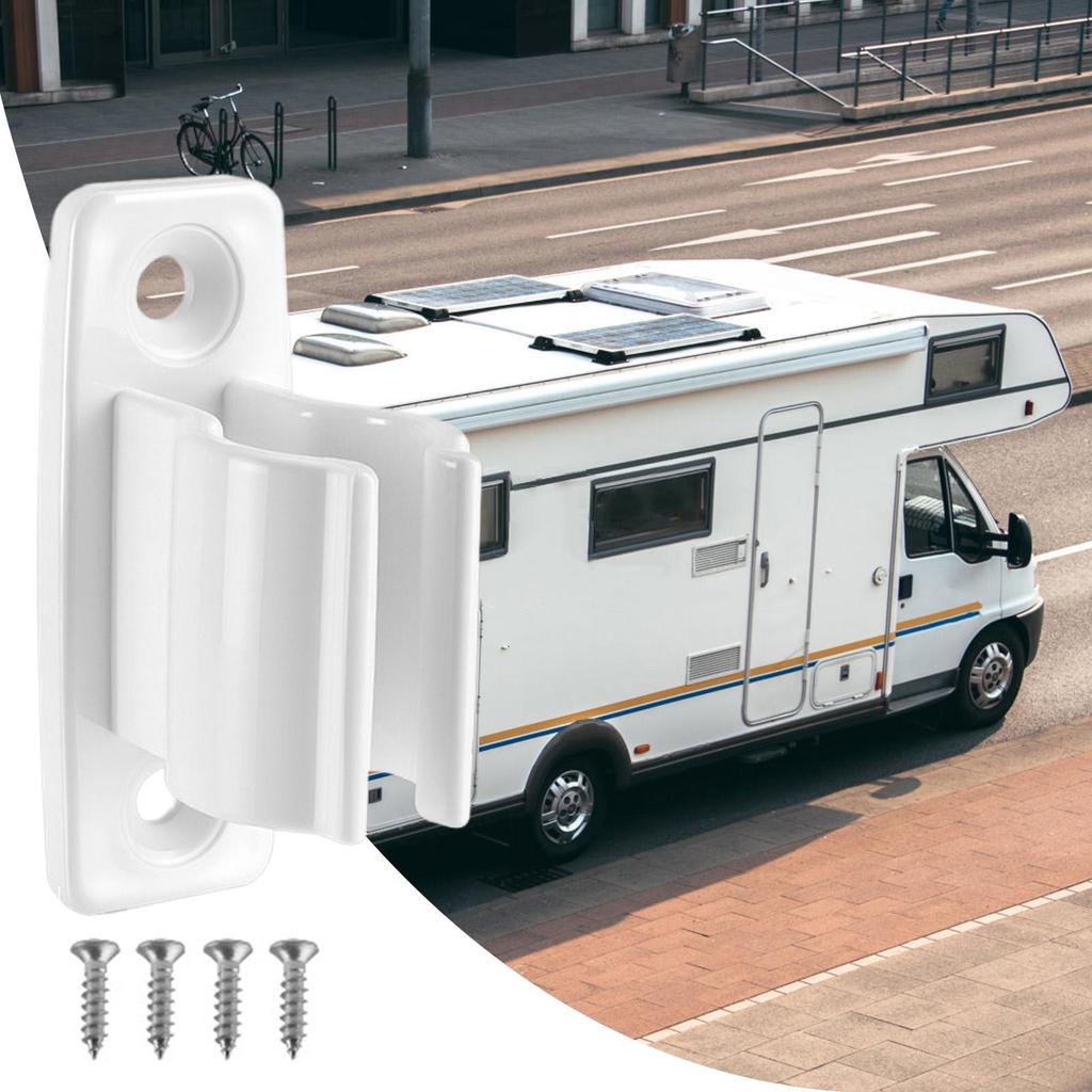 Awning Crank Handle Pole Hook Organizer Hanger With Screws RV Awning Rod Bracket For Shops Cafes Food Trucks Sun Shade Garden