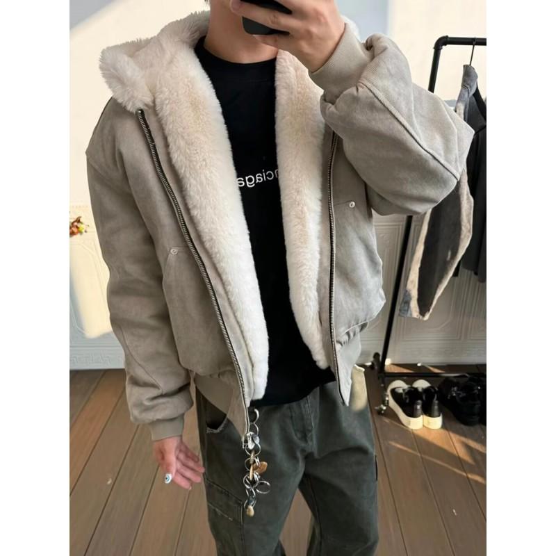Unisex Oversized Hooded Cotton Puffer Jacket Winter Waterproof Warm Coat Men Women