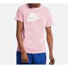 Nike Футболка с коротким рукавом и классическим логотипом, мужская, розовая AR5005-663