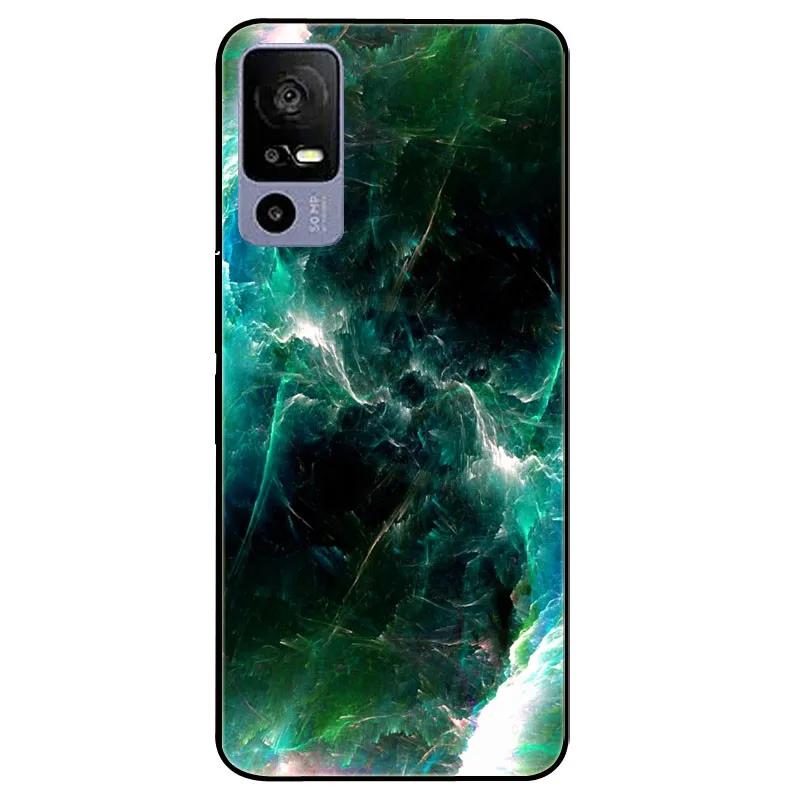 Capa For TCL 40 NxtPaper 5G 2023 Lion Cat Soft Case Silicone Black Covers For TCL 40 NxtPaper 5G 40 NxtPaper Coque Fusion Bumper