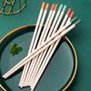 5 пар/компл. набор многоразовых палочек для еды, 9,5 дюймов, палочки для суши с длинной ручкой, бытовые нескользящие палочки для еды, кухонные инструменты для приготовления пищи