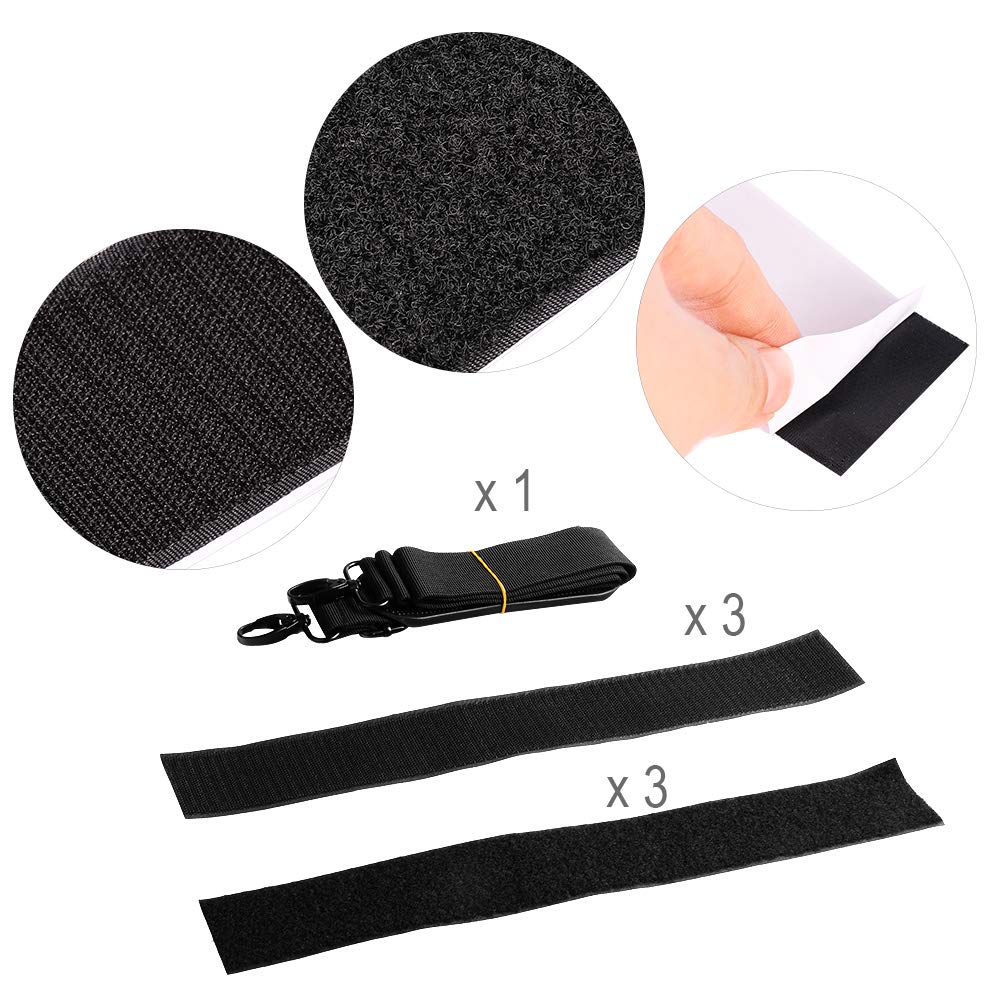 GOKKO Guitar Effector Board Pedal Board Durable and Durable Lightweight with Storage Bag (M-350x270x50MM)